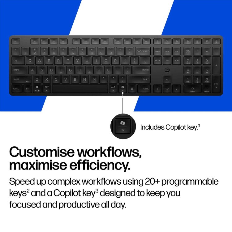 HP 495K Multi-Device Dual-Mode Keyboard