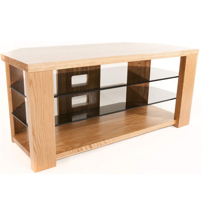 Optimum Bench 1200 Solid Oak Tv Stand Up To 55 Inch