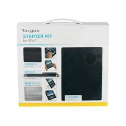 Targus Vuscape Starter Kit for iPad with Black Vuscape iPad Case Stylus and Cleaning Pad 
