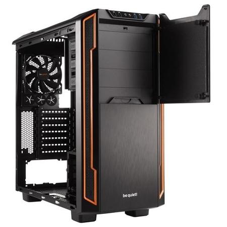 Be Quiet! Silent Base 600 Mid Tower Gaming Case in Black/Orange