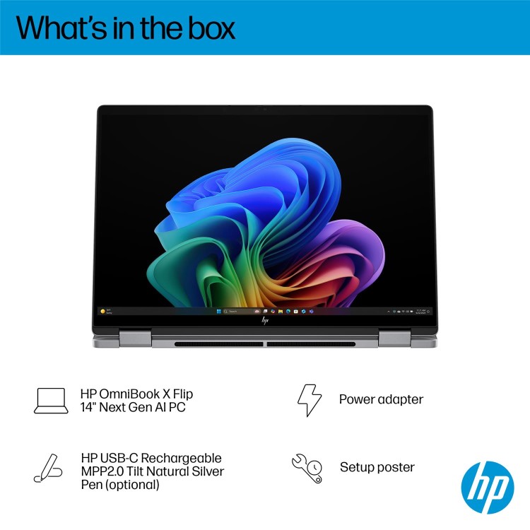 HP OmniBook Intel Core Ultra 5 16GB RAM 512GB SSD 14 Inch Windows 11 Laptop