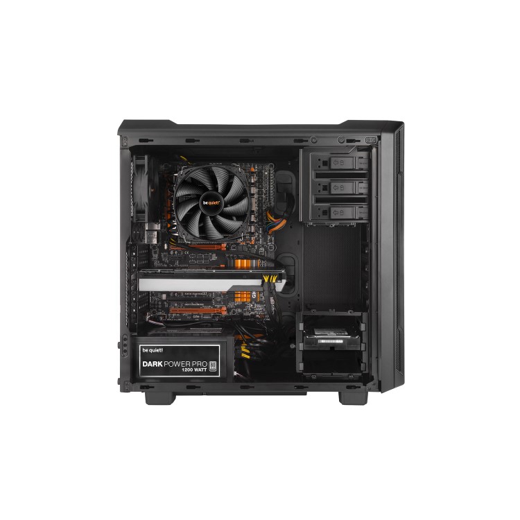 Be Quiet! Silent Base 600 Gaming Case with Window ATX Inc 2 x Pure Wings 2 Fans Black