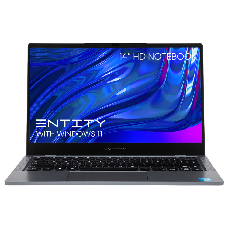 Entity Book 14 Intel Celeron 4GB RAM 128GB eMMC 14 Inch Windows 11 Laptop