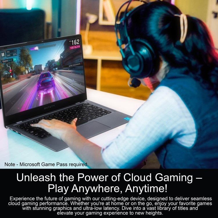 Entity Book 14 Intel Celeron 4GB RAM 128GB eMMC 14 Inch Windows 11 Laptop