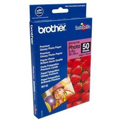 Brother BP 61GLP50 Premium Glossy Photo Paper - glossy photo paper - 50 sheets