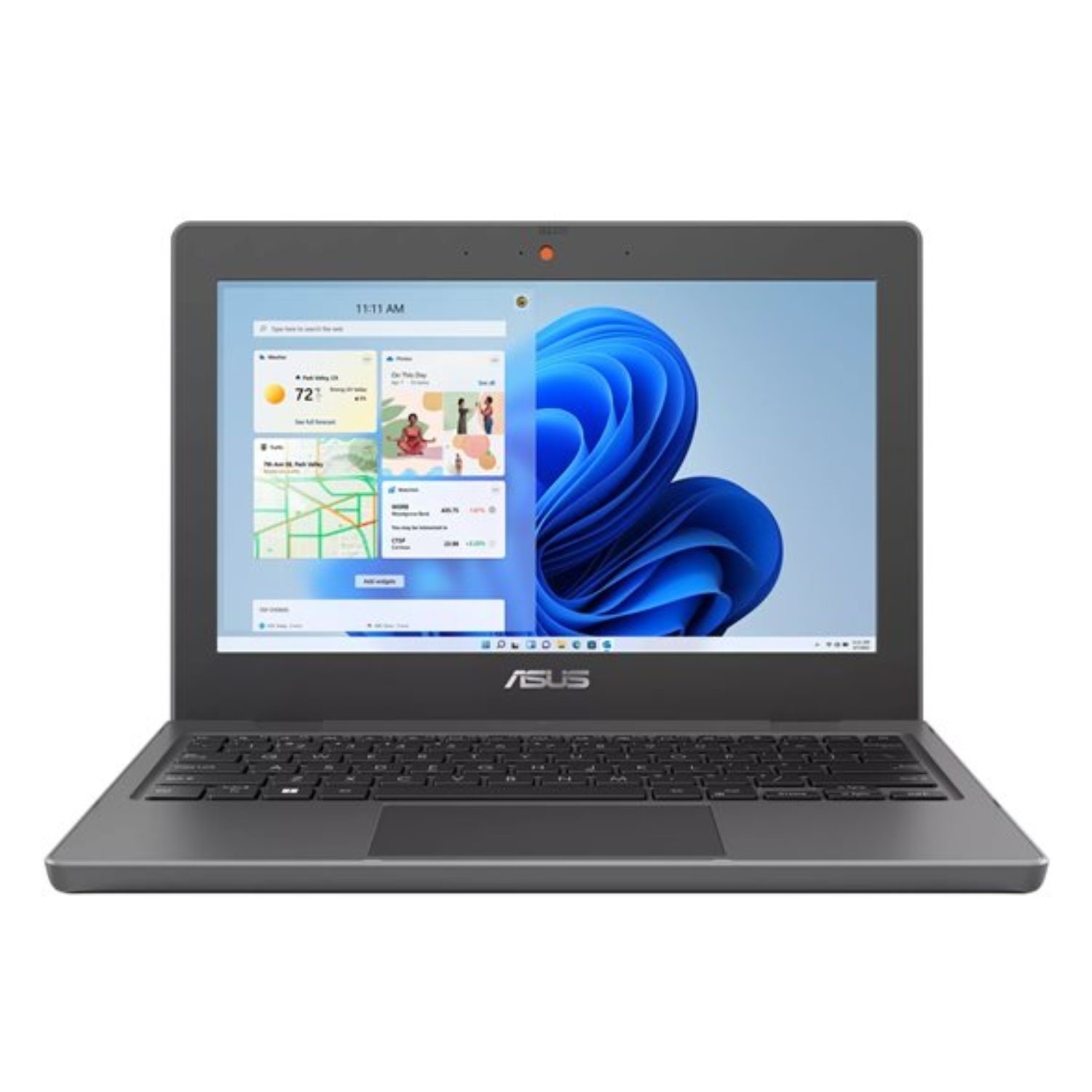 Asus Br1100c Intel Celeron 8GB RAM 128GB SSD 11.6 Inch Windows 11 Pro Education Laptop Grey, Laptops Direct - BR1100C-C81XA