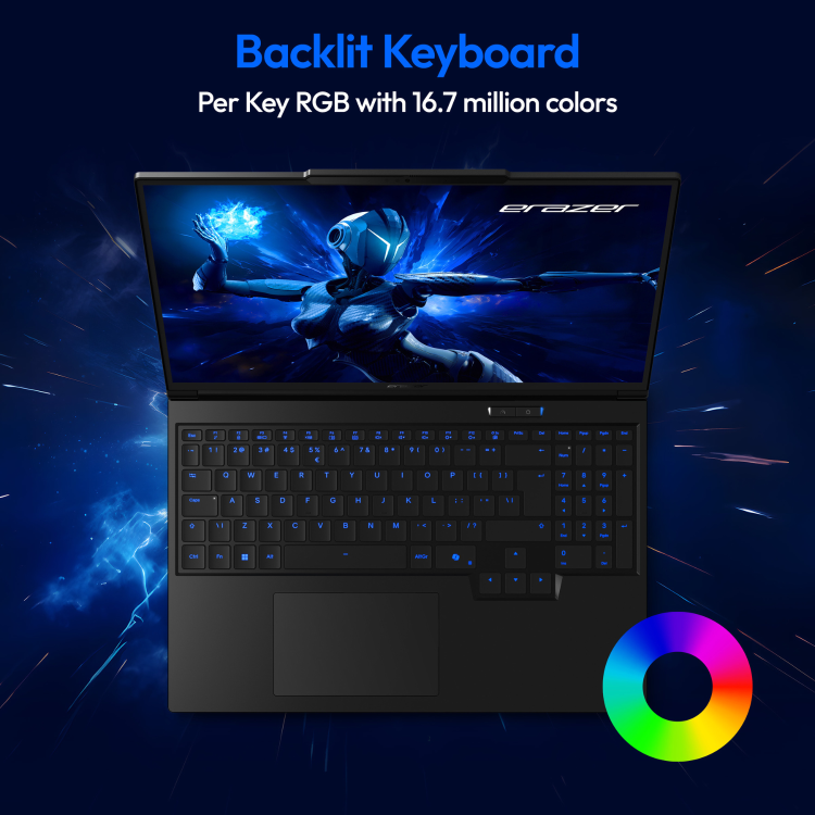 Medion ERAZER Major 16 Intel Core Ultra 9 32GB RAM 2TB SSD RTX 5070Ti 300Hz 16 Inch Windows 11 Gaming Laptop