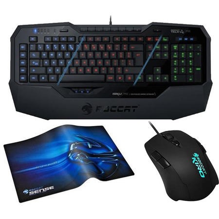 Roccat Gaming Bundle Isku Fx Keyboard Kiro Modular Mouse Sense Chrome Surface Laptops Direct