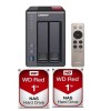QNAP TS-251+ 2 Bay NAS + 2 x 1TB Western Digital Red Drives