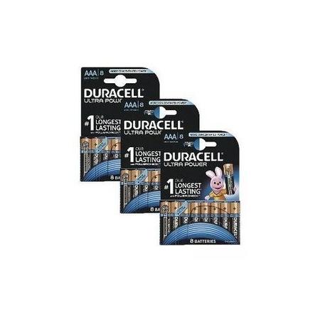 Duracell Ultra Power AAA  8 x 3 Pack
