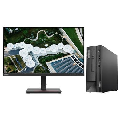 Lenovo ThinkCentre Neo 50s Windows 11 Pro Desktop with Lenovo S24e-20 23.8" FHD Monitor