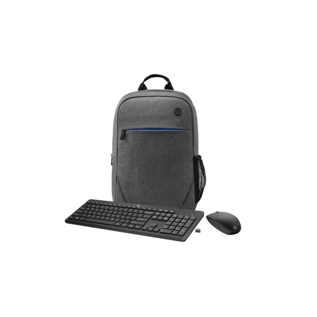 HP 235 Wireless Mouse and Keyboard Combo with HP Prelude G2 15.6 Inch Backpack Laptop Bag