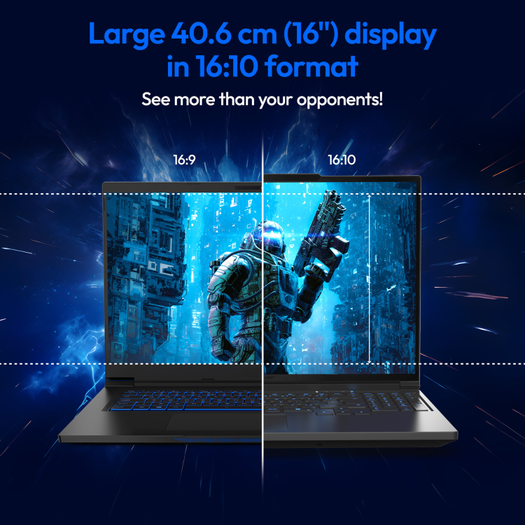 Medion ERAZER Major 16 Intel Core Ultra 9 32GB RAM 2TB SSD RTX 5070Ti 300Hz 16 Inch Windows 11 Gaming Laptop