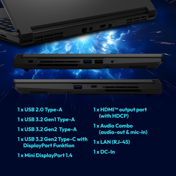 Medion Erazer Scout E17 Intel Core 5 16GB RAM 1TB SSD 17.3 Inch 144Hz RTX 5050 Gaming Laptop with Cooler Master GA27FC 27" IPS Full HD 120Hz 1ms Gaming Monitor