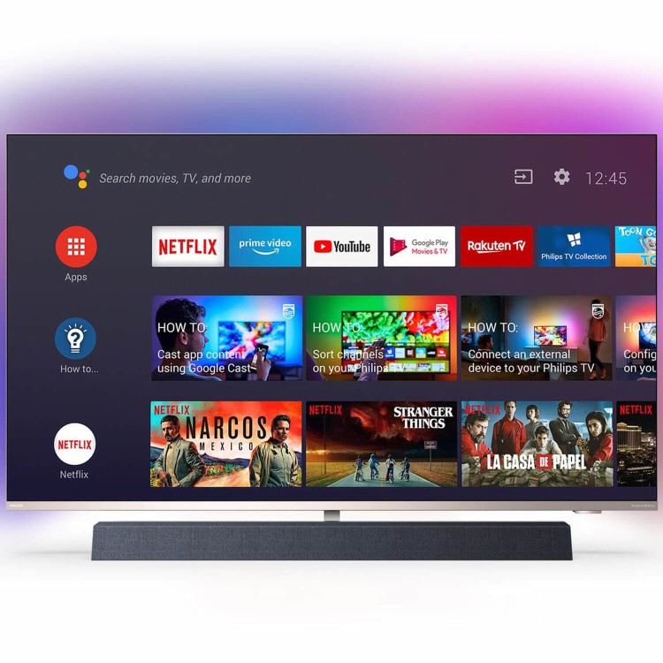 Refurbished Philips 65" 4K Ultra HD with HDR10+ LED Freeview HD Smart TV