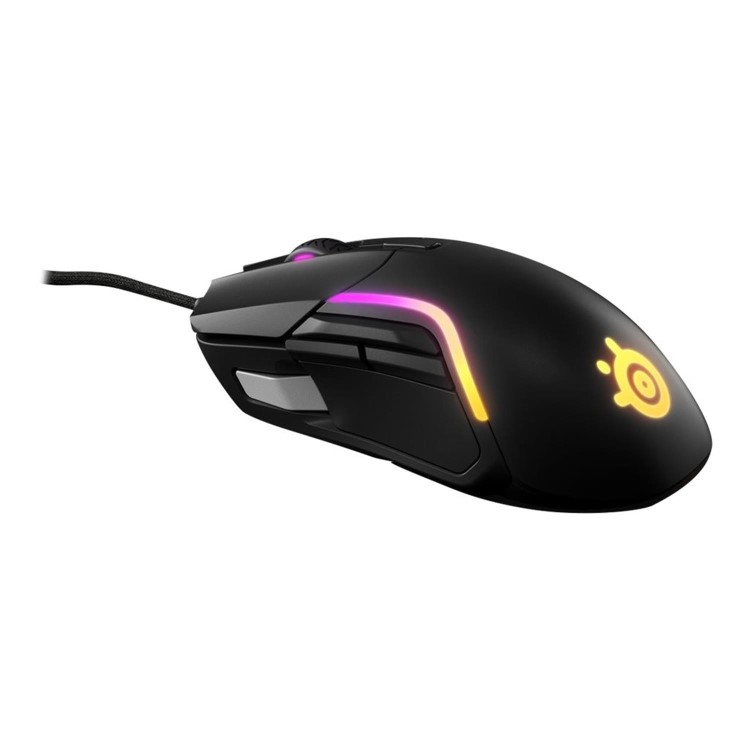Bundle of SteelSeries Arctis Nova 3 RGB Gaming Headset Apex 9 RGB Gaming Keyboard and Rival 5 RGB Mouse with QcK Gaming Surface