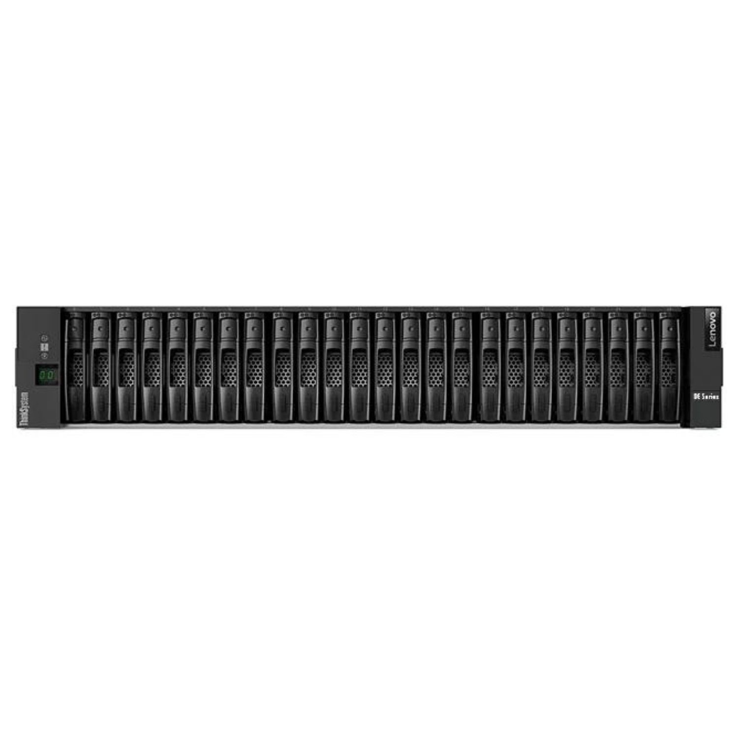 Lenovo ThinkSystem DE4000H Hybrid 2U24 SFF controller enclosure - Hard drive array - 24 bays SAS-3 - 16Gb Fibre Channel