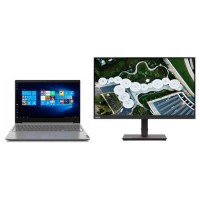 Lenovo V15 IML 15.6 " Windows 10 Pro Laptop with Lenovo S24e-20 23.8" FHD Monitor