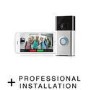 Ring Video Doorbell Satin Nickel with Professional Installation