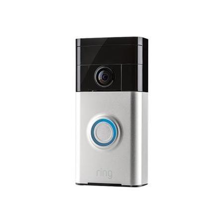 Ring Video Doorbell Satin Nickel with Professional Installation