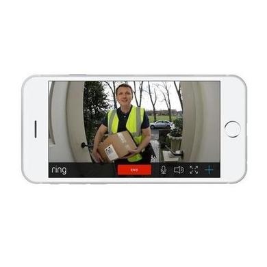 Ring Video Doorbell Satin Nickel with Professional Installation