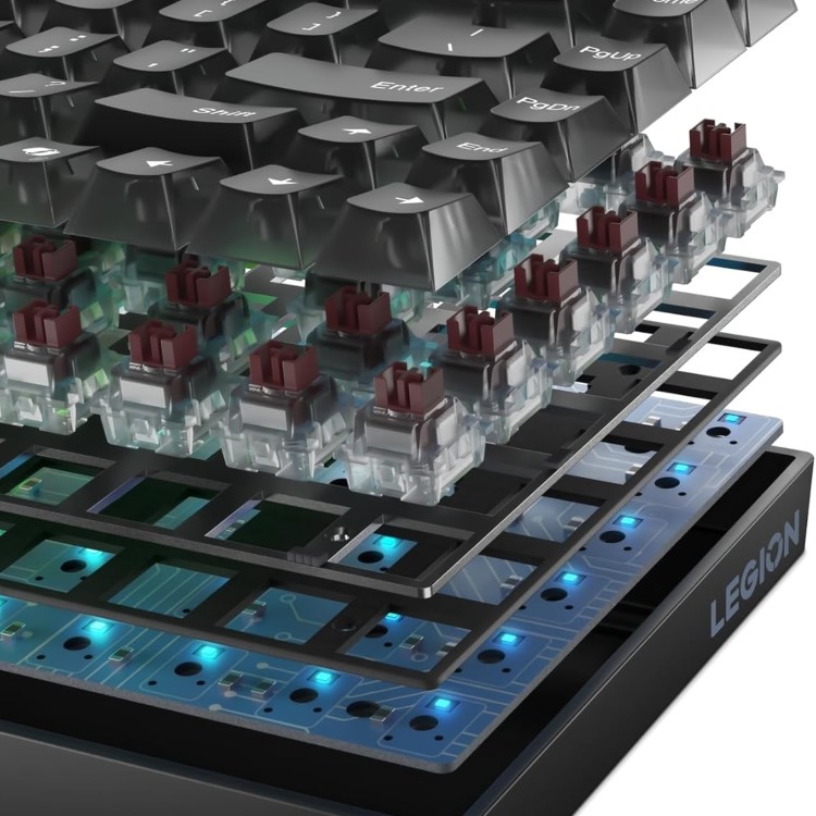 Lenovo Legion K510 Mini Pro Wired RGB Gaming Keyboard Black UK Layout