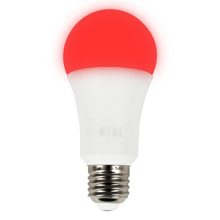 electriQ Smart Lighting Colour Wifi Bulb with E27 screw ending - Alexa & Google Home compatible - 5 Pack
