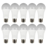 electriQ Smart dimmable colour Wifi Bulb with E27 screw ending - Alexa & Google Home compatible - 10 Pack