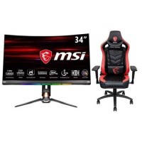 MSI Optix MPG341CQR & Free MSI Gaming Chair