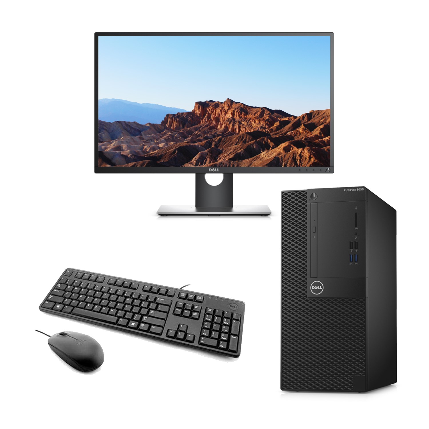 Dell Optiplex 3050 Core I5 7500 8gb 1tb Win 10 Pro Desktop Dell 22 Ips Hdmi Monitor Bundle Laptops Direct
