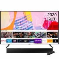 Samsung QE43Q60TAUXXU 43" 4K Ultra HD HDR10+ Smart QLED TV with Soundbar and Subwoofer