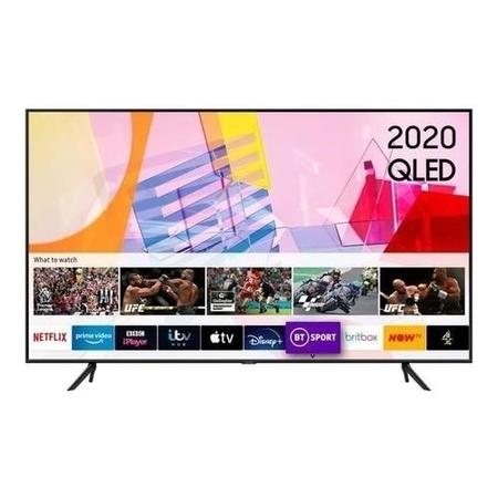Samsung QE75Q60TAUXXU 75" 4K Ultra HD HDR10+ Smart QLED TV with Soundbar and Subwoofer