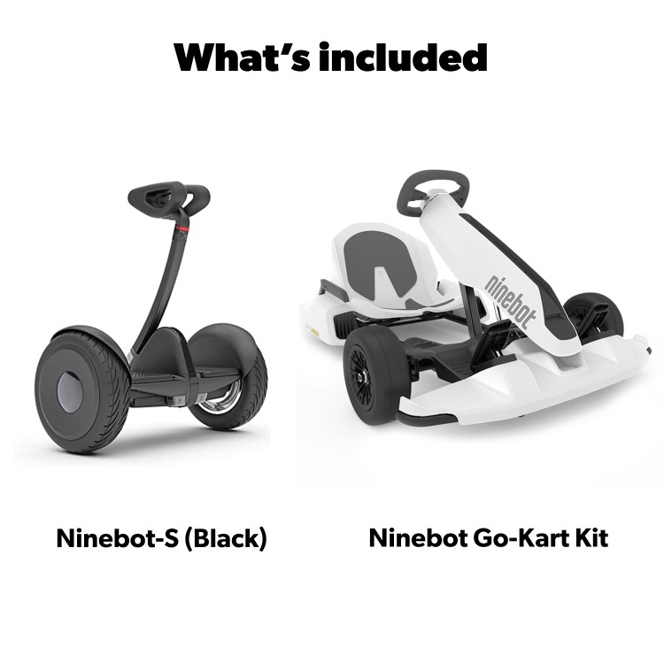 Segway Ninebot Go Kart Kit with Ninebot-S in Black