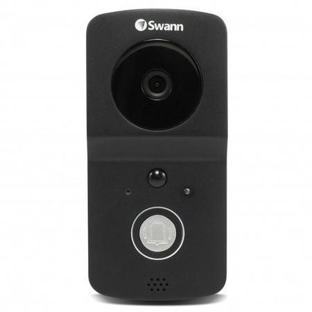 Swann Video 720p HD Smart Video Black Doorbell with Professional
