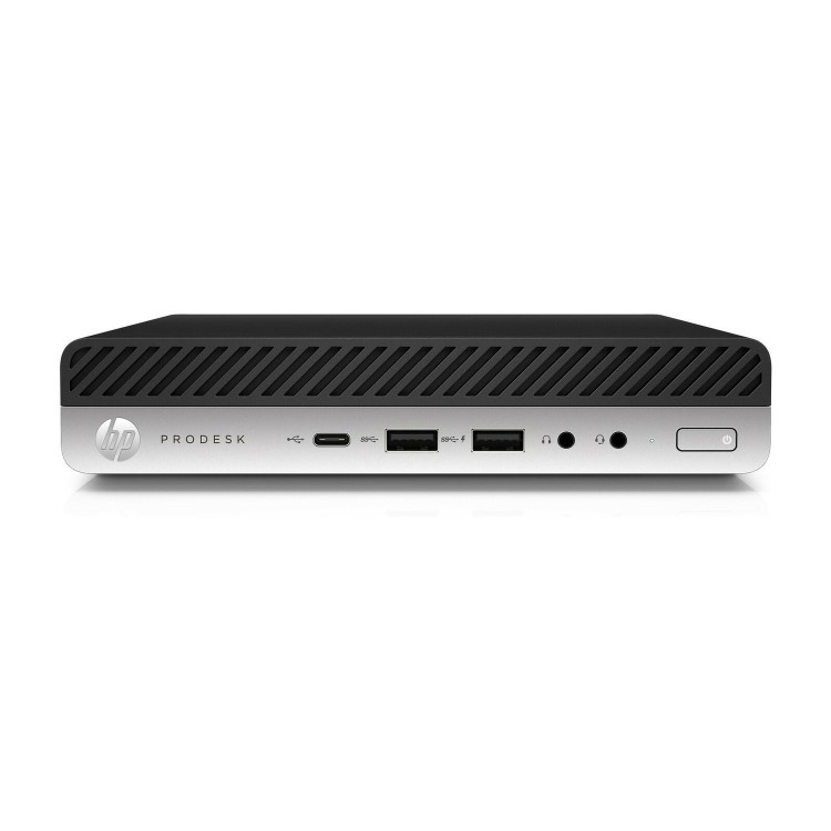 Refurbished HP Prodesk 600 G4  Windows 11 Professional Mini Desktop with electriQ 28" 4K UHD  Monitor 