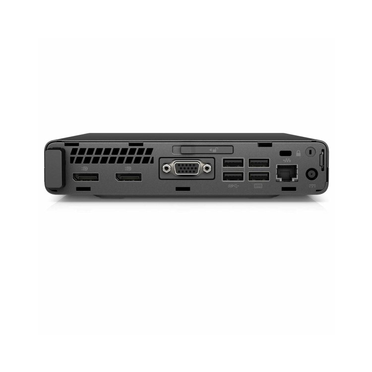 Refurbished HP Prodesk 600 G4  Windows 11 Professional Mini Desktop with electriQ 28" 4K UHD  Monitor 