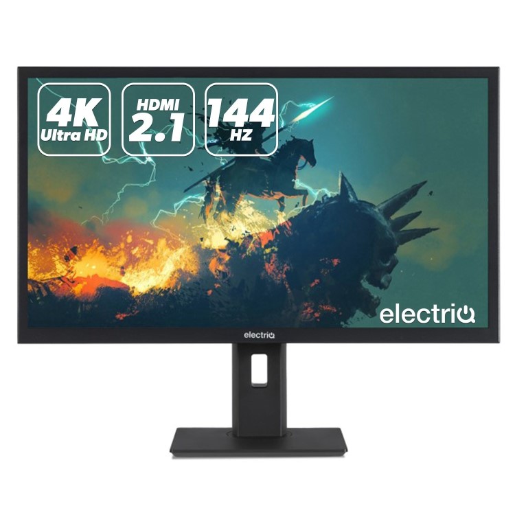 Refurbished HP Prodesk 600 G4  Windows 11 Professional Mini Desktop with electriQ 28" 4K UHD  Monitor 