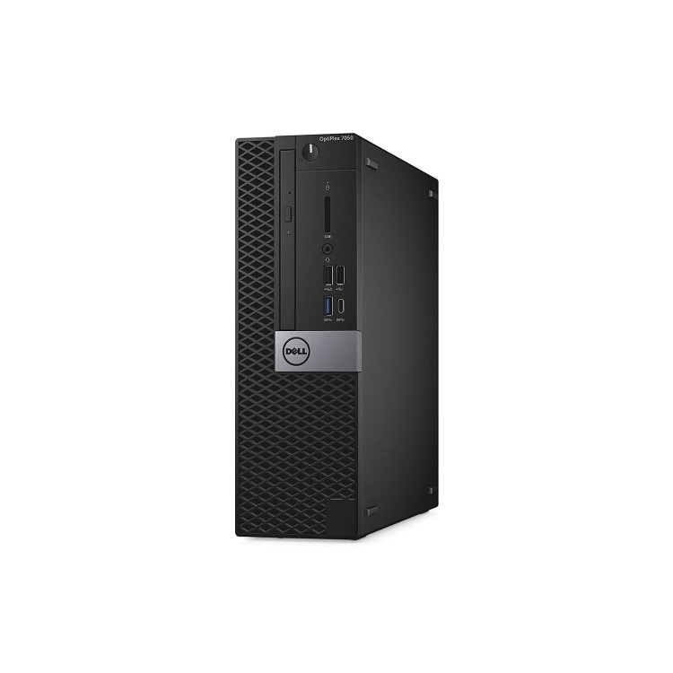 Refurbished Dell Optiplex 7050 SFF Windows 10 Professional Desktop with eiQ-30CVWF200VAFSGH UltraWide FHD Gaming Monitor