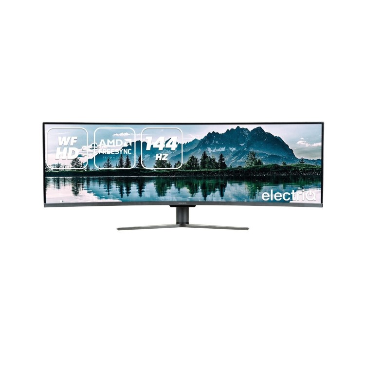 Bundle of Refurbished HP EliteDesk 800 G4 Win11 Pro SFF Desktop and New electriQ 49" QLED UltraWide Curved Monitor