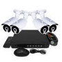 GRADE A1 - electriQ CCTV System - 4 Channel HD DVR with 4 x 720p Bullet Cameras & 1TB HDD