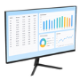 electriQ 24'' Fast IPS Full HD Business Monitor