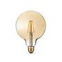 electriQ Smart Filament Bulb Large Round E27 Amber 5w - 10 Pack