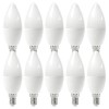 electriQ Smart dimmable colour Wifi Bulb with E14 screw ending - Alexa &amp; Google Home compatible - 10 Pack