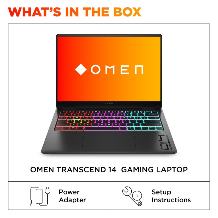 HP OMEN Intel Core Ultra 9 32GB RAM 1TB SSD 120Hz 14 Inch Windows 11 Laptop
