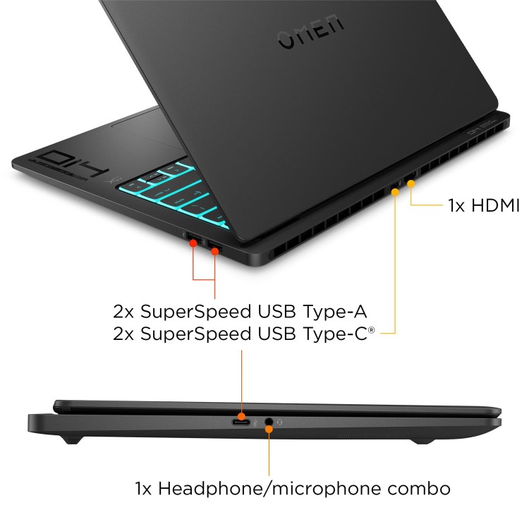 HP OMEN Intel Core Ultra 9 32GB RAM 1TB SSD 120Hz 14 Inch Windows 11 Laptop