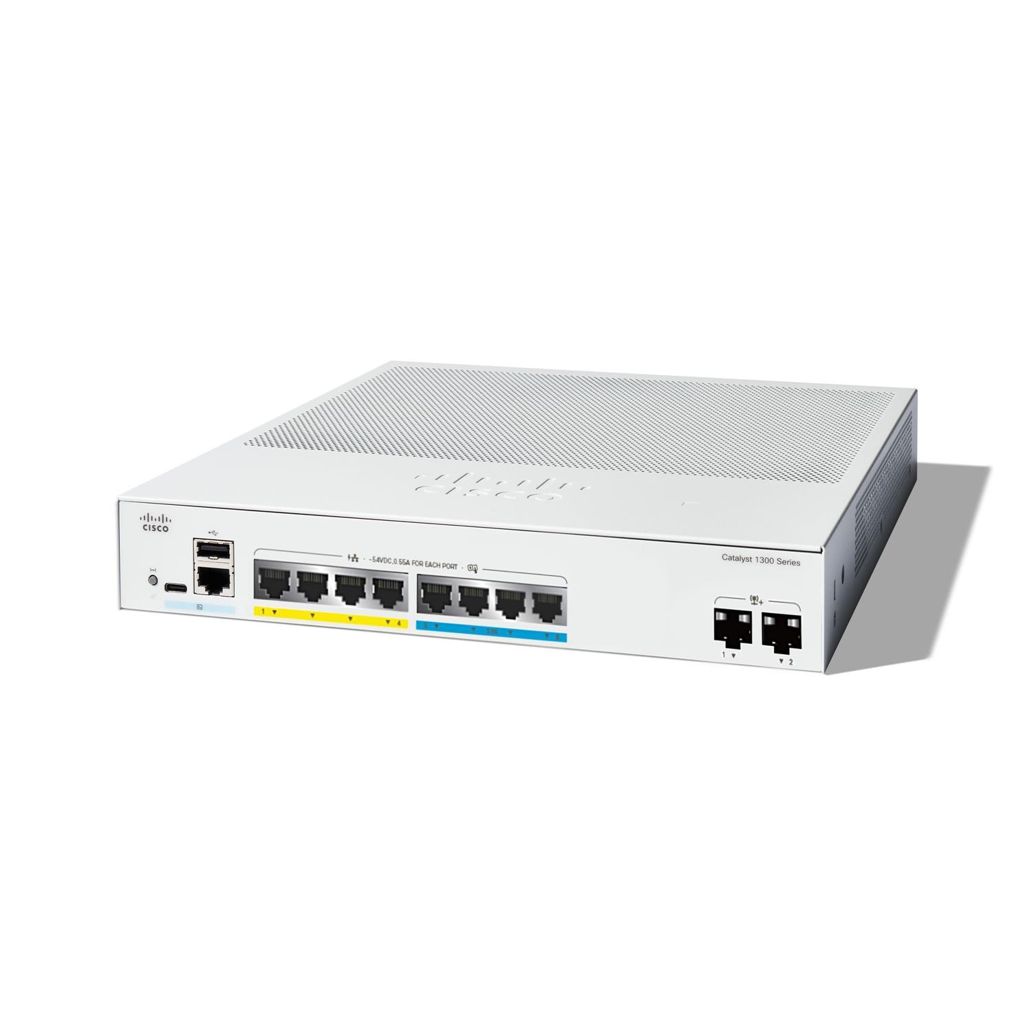 Catalyst C1300 8MGP 2X 8 Port PoE+ Rack mountable Managed Switch