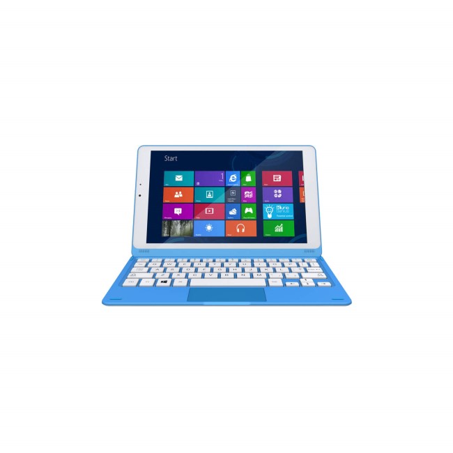 Kurio Smart 32GB 8.9inch Windows 8.1 Tablet + Keyboard Dock Blue and White