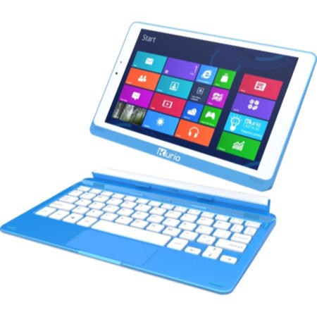 Kurio Smart 32GB 8.9inch Windows 8.1 Tablet + Keyboard Dock Blue and White