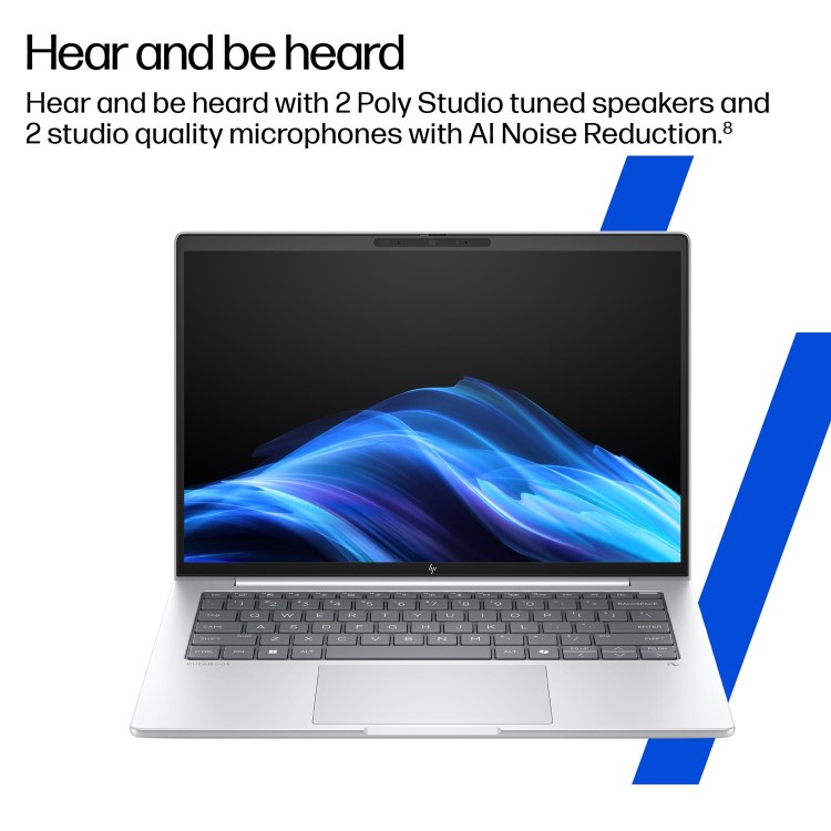 EliteBook 8 G1i 14 inch Notebook Next Gen AI PC Wolf Pro Security Edition, 14", Windows 11 Pro, Intel Core™ Ultra 5, 32GB RAM, 512GB SSD, WUXGA