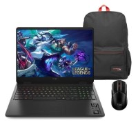 HP OMEN Intel Core i7 24GB RAM 1TB SSD RTX 5060 Windows 11 Gaming Laptop with HyperX Pulsefire Haste Wireless Mouse and HyperX Delta Backpack